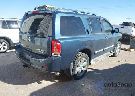 2014 Nissan Armada Platinum from USA, damaged, VIN 5N1BA0NEXEN600511